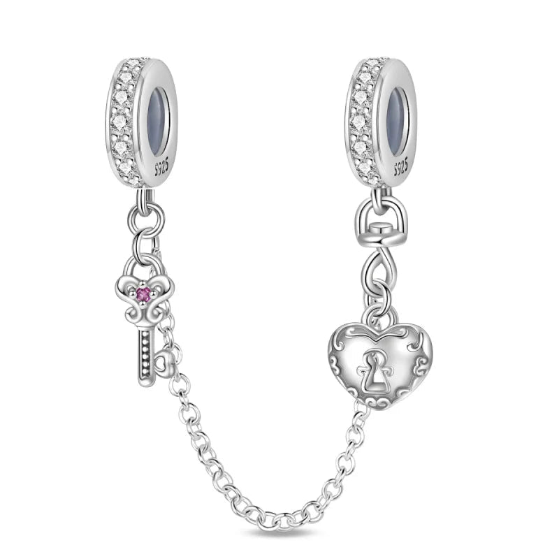 Heart Lock Safety Chain