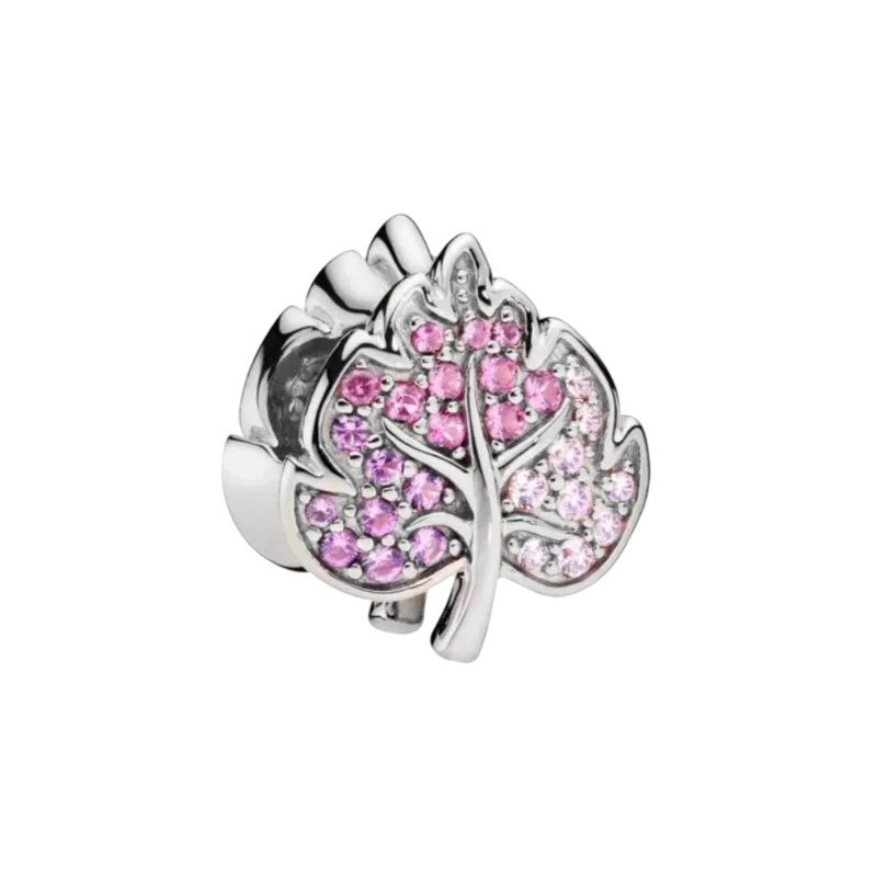 2025New Hot Sparking Flower Clip Charm Beads Dangle Snake Fit Original Silver Bracelet Necklace Beads For Diy Jewelry Women Gift