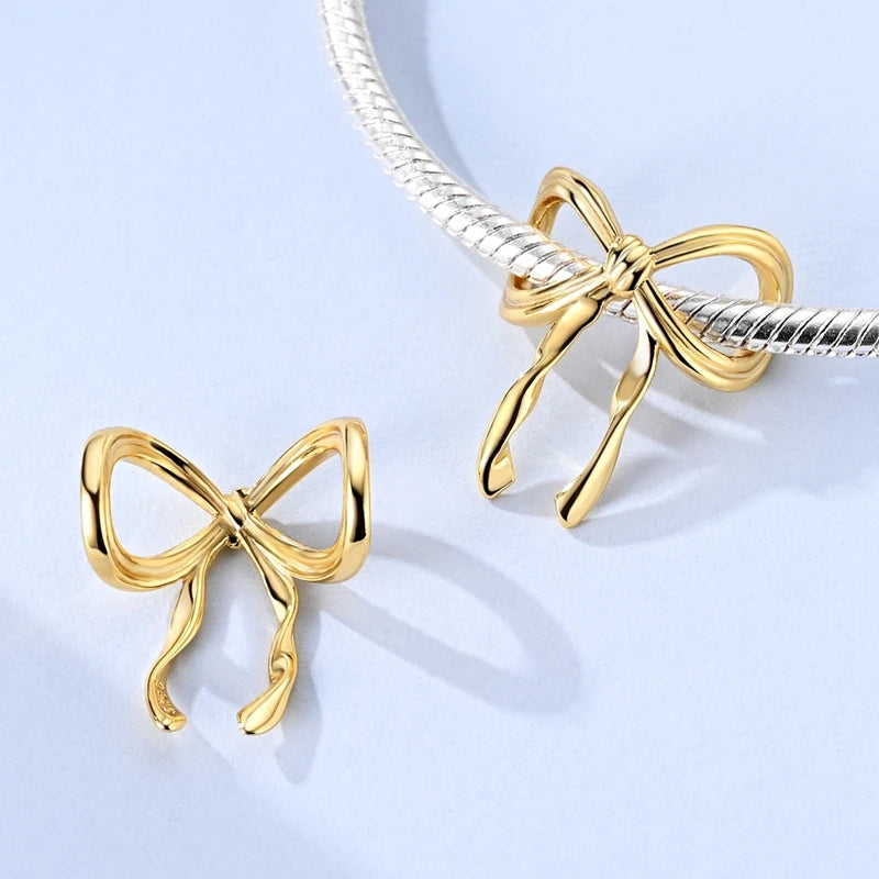 Bow Charm Gold